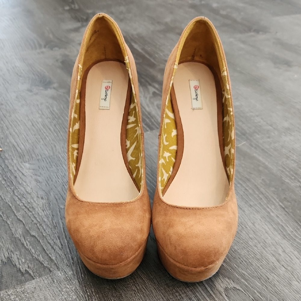 Brown Suede Women's Wedges - OLSENBOYE